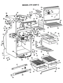 02 - Section2 parts for Ge Refrigerator CTF23EFCR from AppliancePartsPros.com