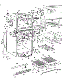 02 - Section2 parts for Ge Refrigerator CTF20EFCR from AppliancePartsPros.com