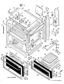02 - Section2 parts for Ge Range RGH646G1F0 from AppliancePartsPros.com