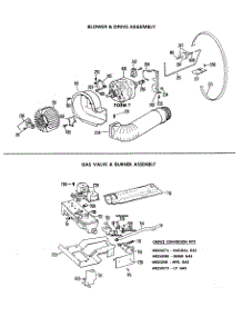 04 - Blower & Drive Assembly parts for Ge Dryer DLL2880DCL from AppliancePartsPros.com