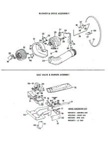 04 - Blower & Drive Assembly parts for Ge Dryer DLL2880DGL from AppliancePartsPros.com