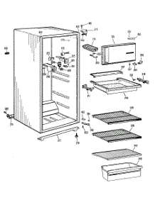02 - Section2 parts for Ge Refrigerator SSD14CGBL from AppliancePartsPros.com
