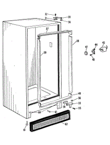 02 - Section2 parts for Ge Freezer FV13CFC from AppliancePartsPros.com