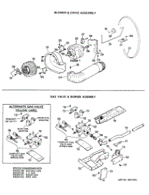04 - Blower & Drive Assembly parts for Ge Dryer DLL2880DKL from AppliancePartsPros.com