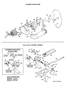 04 - Blower & Drive Asm. parts for Ge Dryer DLL2880DLL from AppliancePartsPros.com