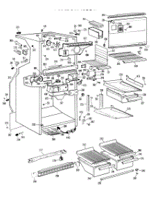 02 - Section2 parts for Ge Refrigerator CTX18GGRR from AppliancePartsPros.com