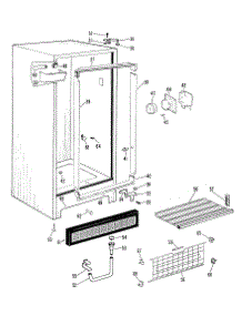 02 - Section2 parts for Ge Freezer FV19CJB from AppliancePartsPros.com