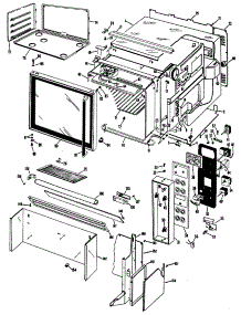 02 - Section2 parts for Ge Range 107RHV786J from AppliancePartsPros.com