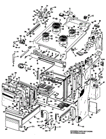 03 - Section3 parts for Ge Range 107RHV786J from AppliancePartsPros.com