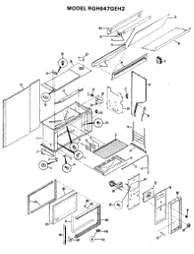 02 - Section2 parts for Ge Range RGH647GEH2 from AppliancePartsPros.com