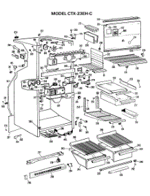 02 - Section2 parts for Ge Refrigerator CTX23EHCR from AppliancePartsPros.com