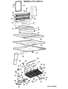 03 - Section3 parts for Ge Refrigerator CTX23EHCR from AppliancePartsPros.com