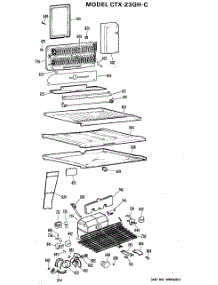 03 - Section3 parts for Ge Refrigerator CTX23GHCR from AppliancePartsPros.com