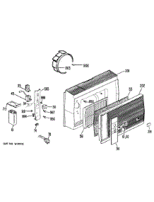 02 - Section2 parts for Ge Air Conditioner KTX04LBA1 from AppliancePartsPros.com