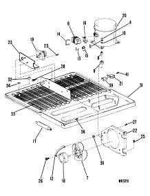 06 - Compressor Compartment Parts parts for Ge Freezer CCX20GJB from AppliancePartsPros.com