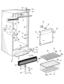 02 - Section2 parts for Ge Freezer FVF16EKC from AppliancePartsPros.com