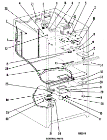 03 - Control Parts parts for Ge Freezer CCX20GKB from AppliancePartsPros.com