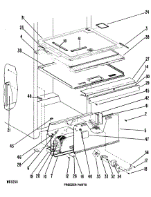 05 - Freezer Parts parts for Ge Freezer CCX20GKB from AppliancePartsPros.com