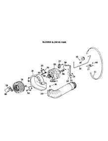 04 - Blower & Drive Asm. parts for Ge Dryer DLB2880DGL from AppliancePartsPros.com