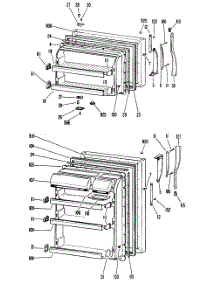 04 - Section4 parts for Ge Refrigerator CTF16AKC from AppliancePartsPros.com