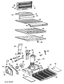 03 - Section3 parts for Ge Refrigerator CTX22GKER from AppliancePartsPros.com