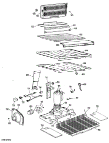 03 - Section3 parts for Ge Refrigerator CTX25GKGR from AppliancePartsPros.com