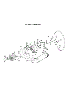 04 - Blower & Drive Asm. parts for Ge Dryer DLB2900MAL from AppliancePartsPros.com