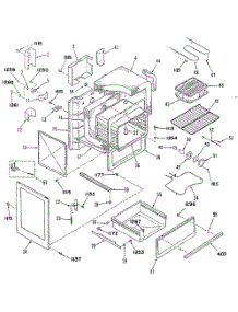 04 - Section4 parts for Ge Range L3B325G0L0 from AppliancePartsPros.com
