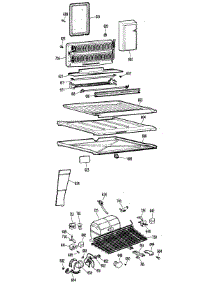 03 - Section3 parts for Ge Refrigerator CTF17EBGR from AppliancePartsPros.com