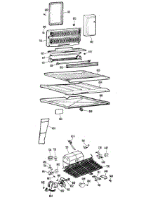 03 - Section3 parts for Ge Refrigerator CTF19EBGR from AppliancePartsPros.com