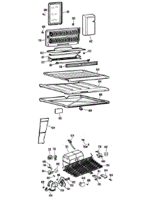 03 - Section3 parts for Ge Refrigerator CTF19ECCR from AppliancePartsPros.com