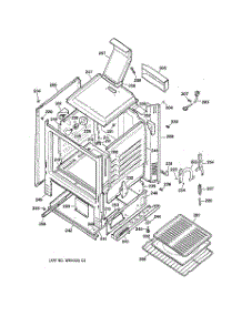 03 - Body Parts parts for Ge Range RGB532BEW1AD from AppliancePartsPros.com