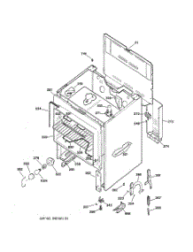 02 - Body Parts parts for Ge Range RB632GW4 from AppliancePartsPros.com