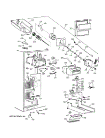 03 - Freezer Section parts for Ge Refrigerator CSG28DHCBWW from AppliancePartsPros.com