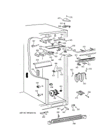 05 - Fresh Food Section parts for Ge Refrigerator CSG28DHCBWW from AppliancePartsPros.com