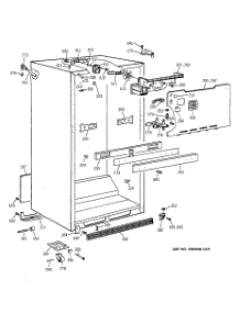 03 - Cabinet parts for Ge Refrigerator CTT21GABFRAA from AppliancePartsPros.com