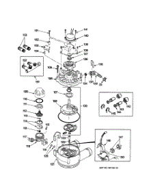 02 - Pump parts for Ge Water Softener GXSF23Z01 from AppliancePartsPros.com
