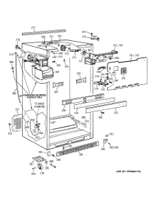 03 - Cabinet Parts parts for Ge Refrigerator CTI18GIBPRWW from AppliancePartsPros.com