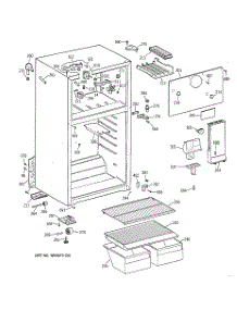 02 - Cabinet parts for Ge Refrigerator CTX18CYBHLAA from AppliancePartsPros.com