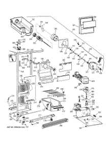 02 - Freezer Section parts for Ge Refrigerator CST25GRBBAA from AppliancePartsPros.com