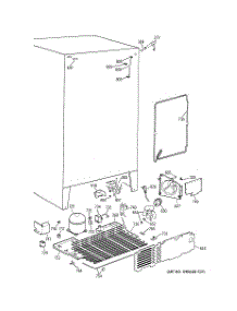 04 - Unit Parts parts for Ge Refrigerator CST25GRBBWW from AppliancePartsPros.com