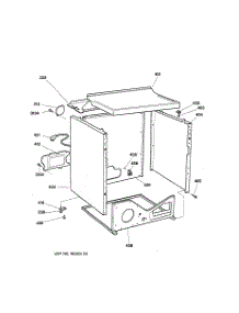 03 - Cabinet parts for Ge Dryer NWXR473GV0AA from AppliancePartsPros.com