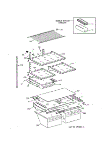 04 - Shelf Parts parts for Ge Refrigerator CTX19MACARAA from AppliancePartsPros.com