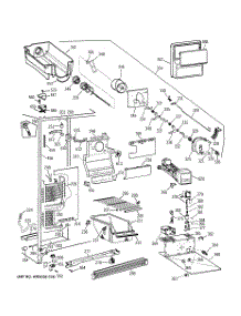 02 - Freezer Section parts for Ge Refrigerator CST25GRBCAA from AppliancePartsPros.com