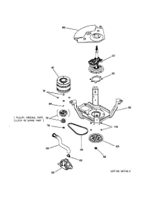 04 - Pump & Drive Components parts for Ge Washer VLLR1020T1WO from AppliancePartsPros.com