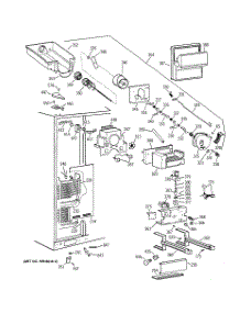 03 - Freezer Section parts for Ge Refrigerator CSK28DRBCAA from AppliancePartsPros.com