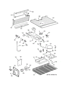 03 - Unit Parts parts for Ge Refrigerator CTZ16EACDRWW from AppliancePartsPros.com