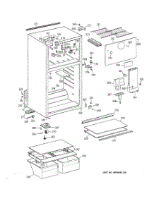 02 - Cabinet parts for Ge Refrigerator CTZ16GACDRWW from AppliancePartsPros.com