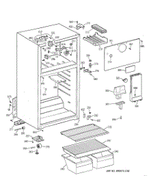 02 - Cabinet parts for Ge Refrigerator CTH14CYBRLAA from AppliancePartsPros.com