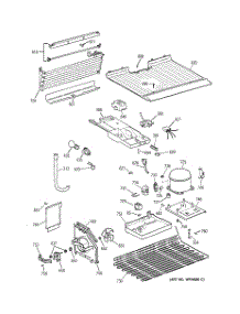 03 - Unit Parts parts for Ge Refrigerator CTX16CIBSLAA from AppliancePartsPros.com